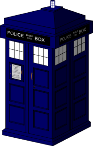 The TARDIS (as a cartoon)